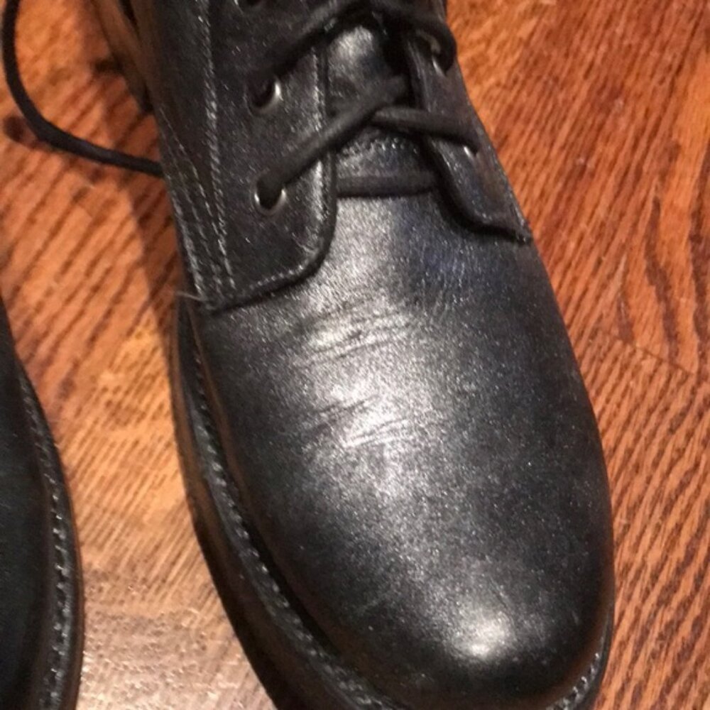Frye Womens Boots Black Silver Size 10 Excellent Condition - Picture 3 of 4